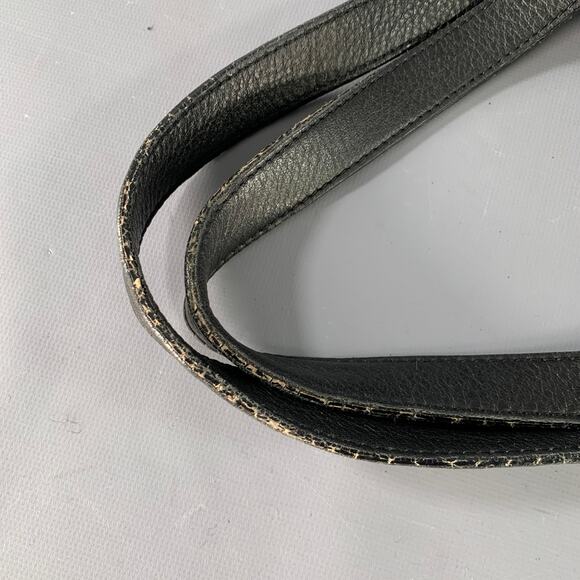 MAX MARA Black Leather Tote Top Handles Zip Handbag - Picture 5 of 9